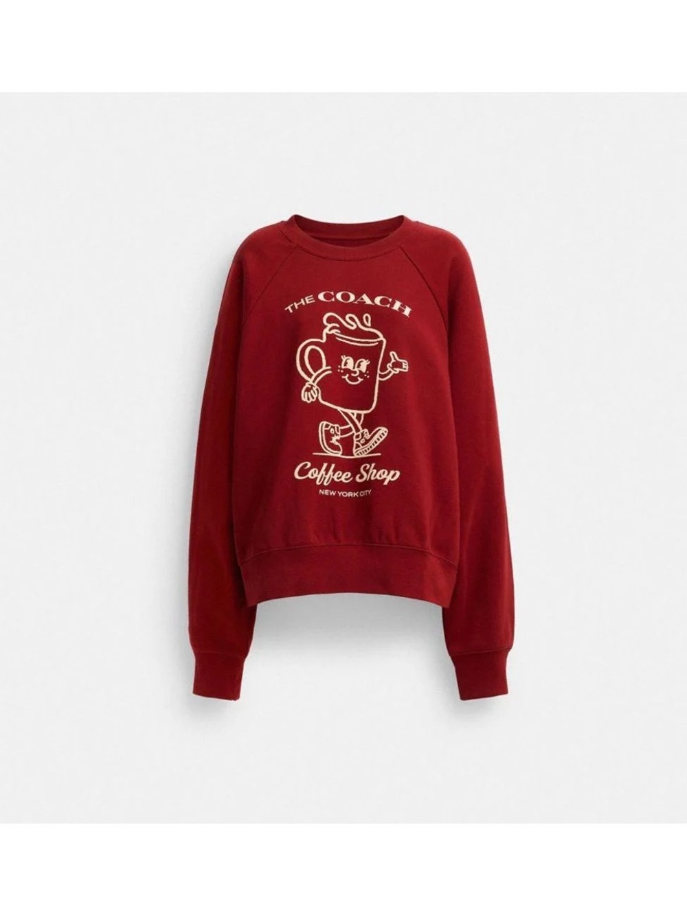 ISO!!! Not for sale. Coach Maroon Graphic Crewneck Sweatshirt